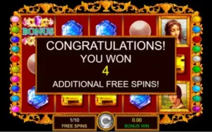 Da Vinci Diamond slot free spins