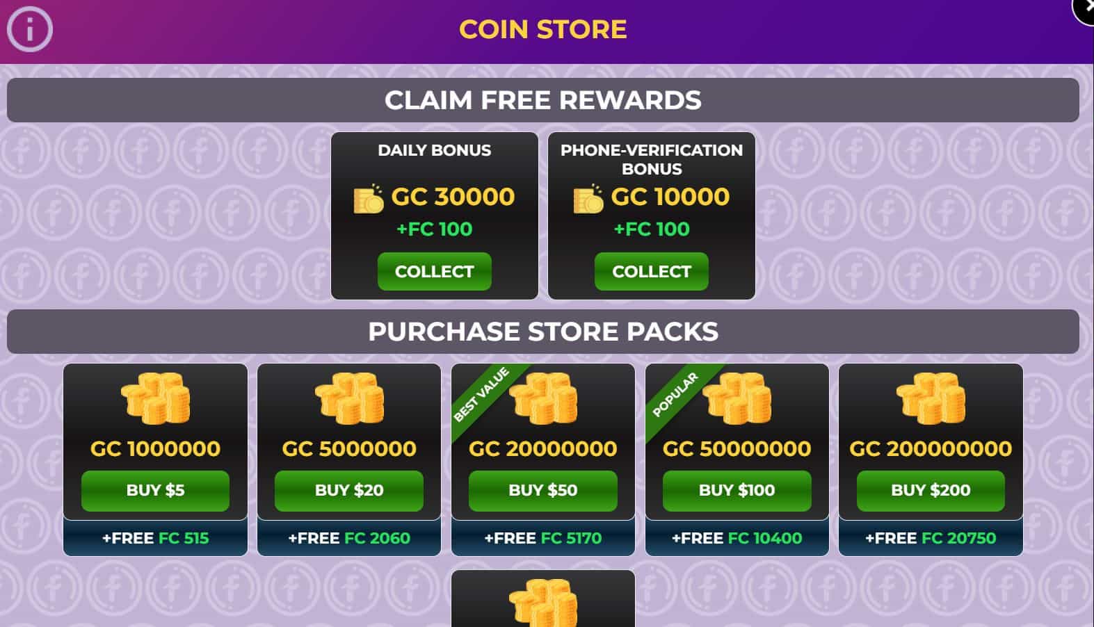Fortune Coins Coin Store