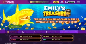 FortuneCoins Casino Homepage