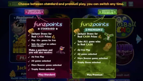 Funzpoints Casino Standard or Premium