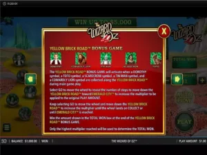 The Wizard of Oz Slot