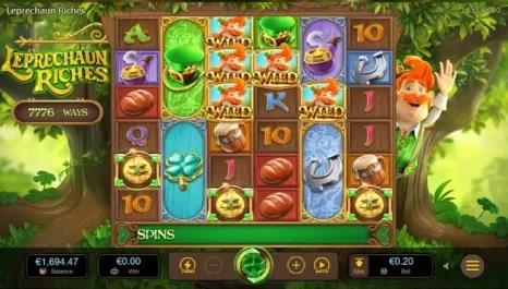 Leprechaun Riches Slot Reels