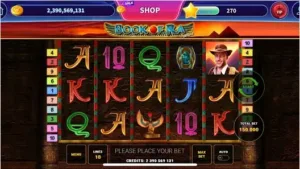 Book of Ra Deluxe slot reels