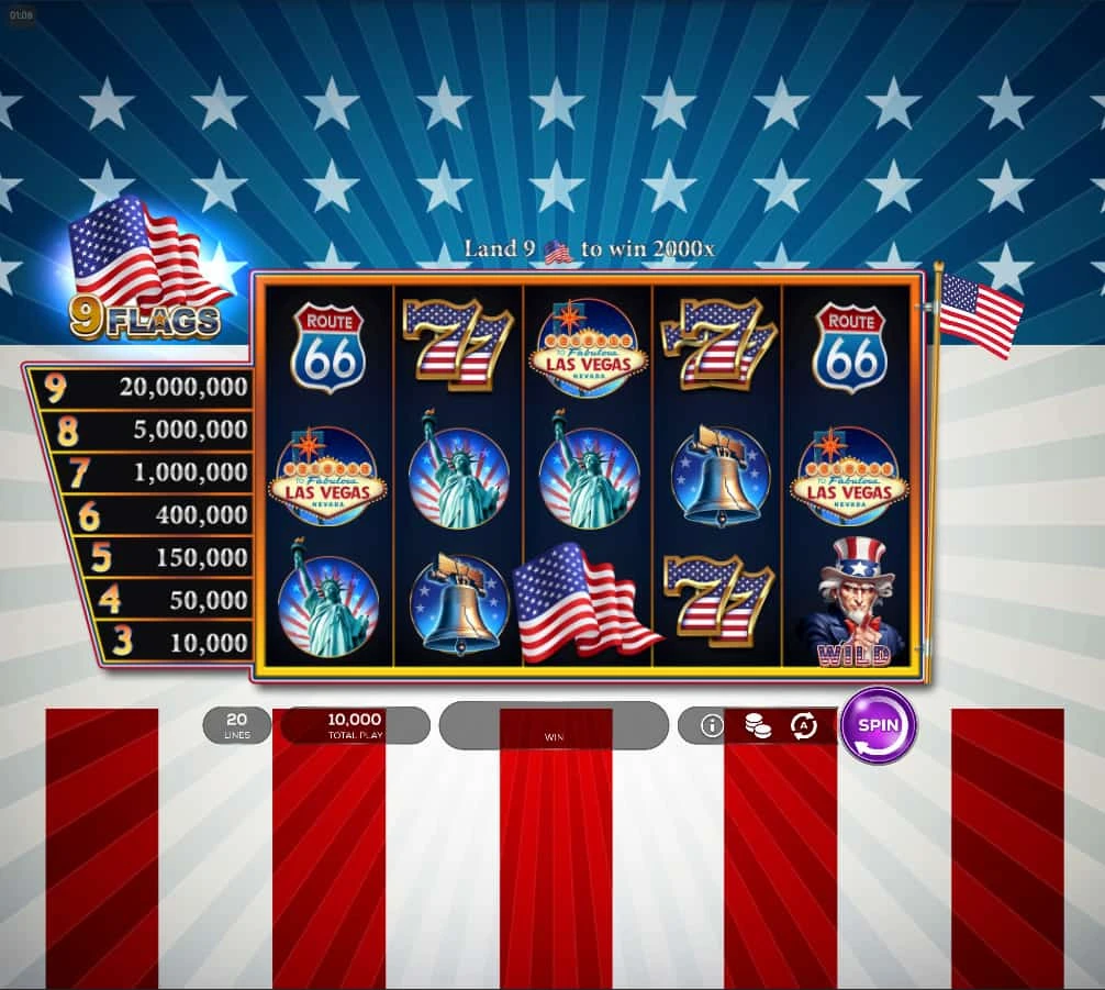 Chumba Casino Nine Flags game