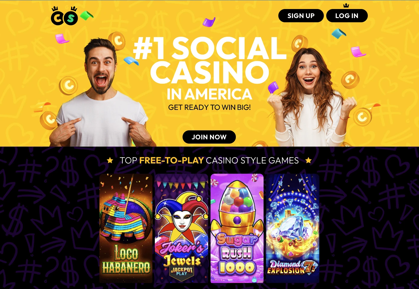 Crown Coins Casino Signup
