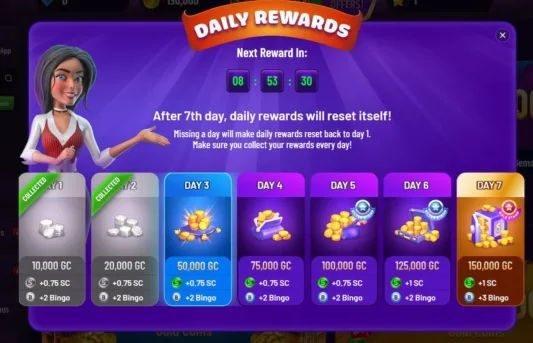 Ding Ding Ding Casino Daily Rewards