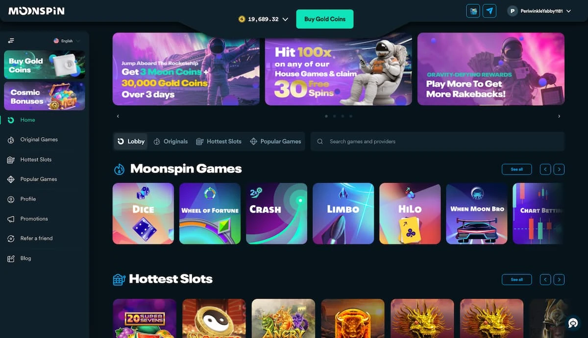 Moonspin Casino Games