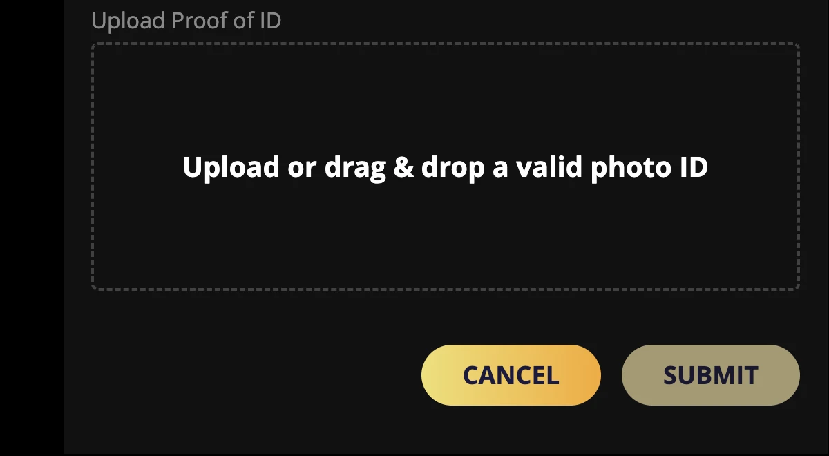 rolling riches casino confirm drag and drop valid photo id 