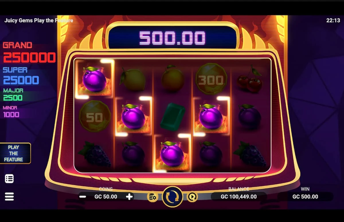 rolling riches casino juicy gems bonus buy 