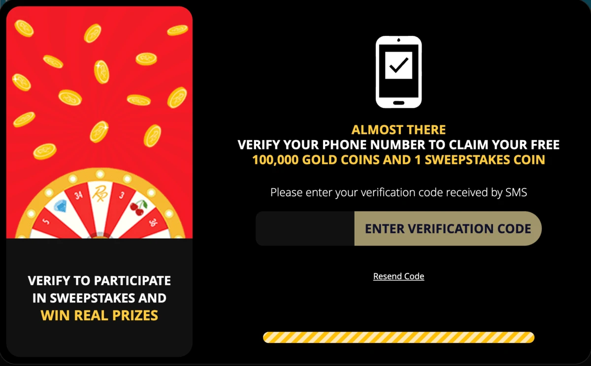 rolling riches casino verify your phone number 