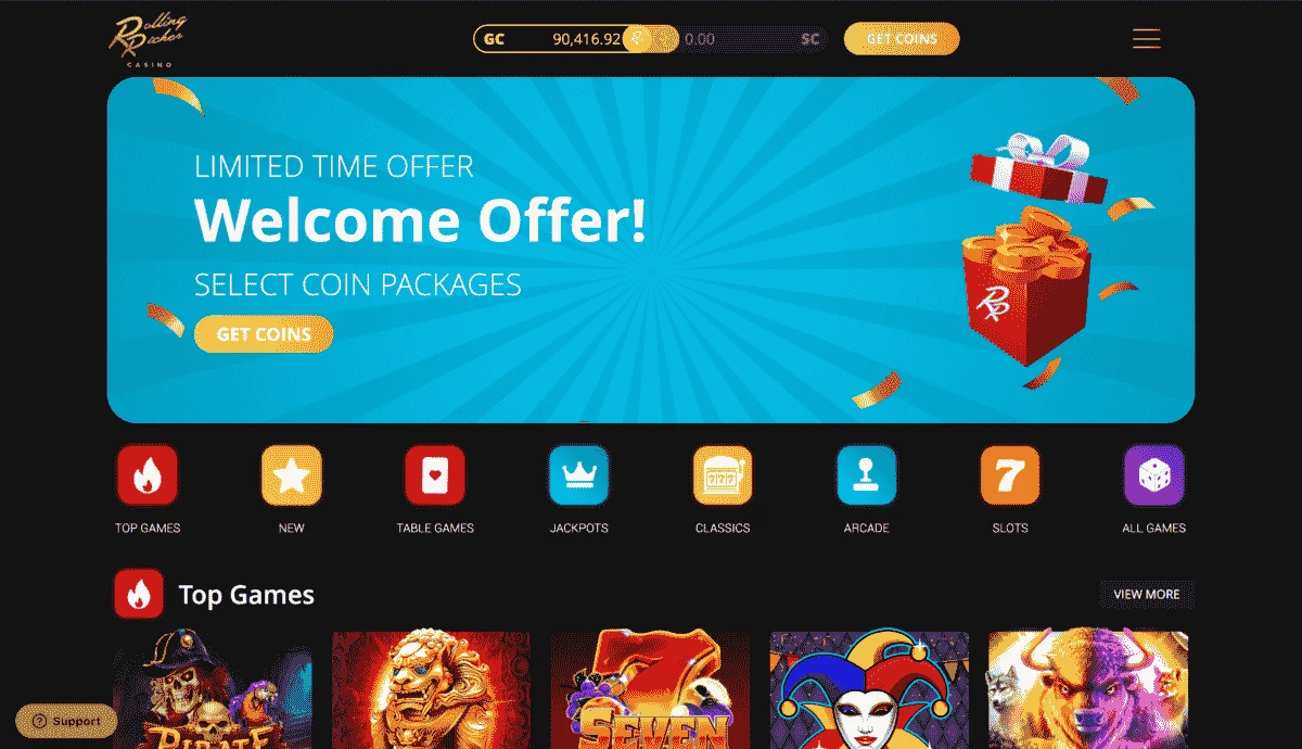 rolling riches casino welcome offer