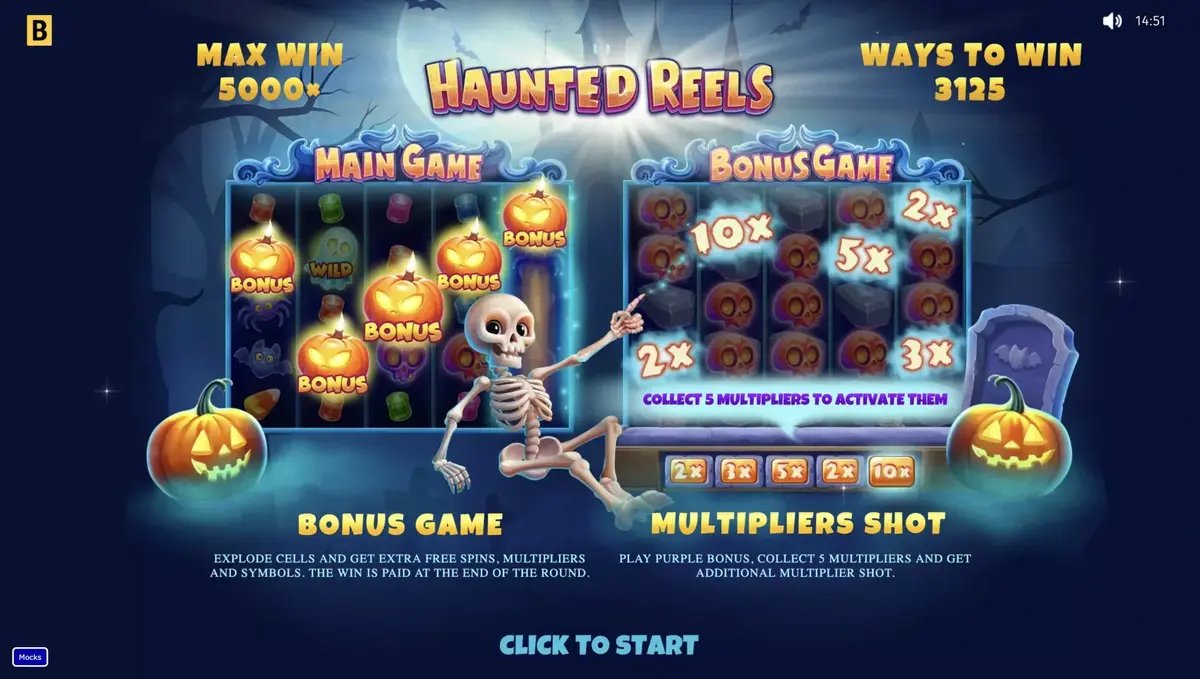 Haunted Reels Splash Screen