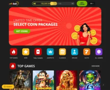 JefeBet Casino Homepage