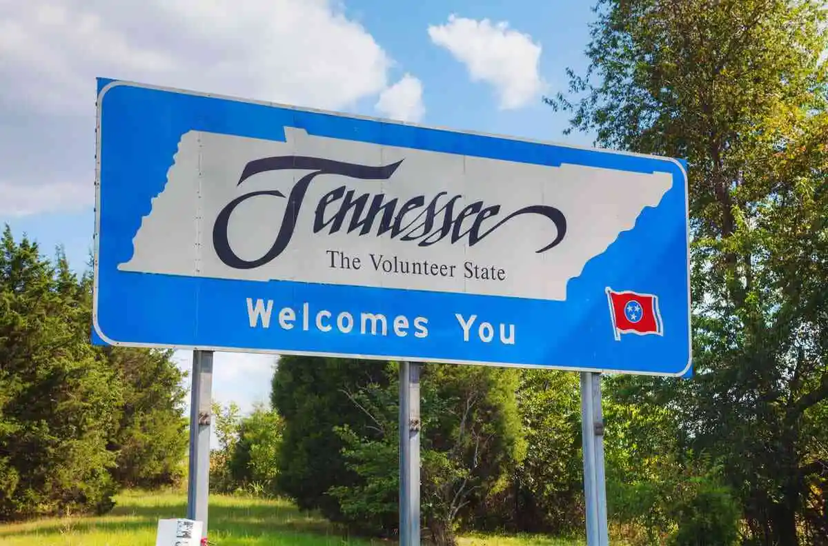 Tennessee State Sign