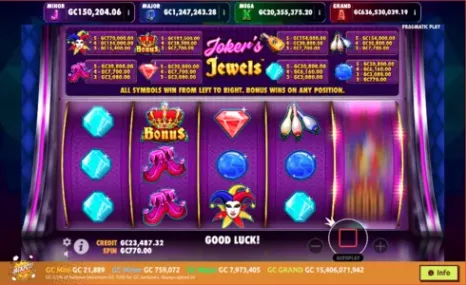 Hello Millions Sweepstakes Casino Game Joker's Jewels