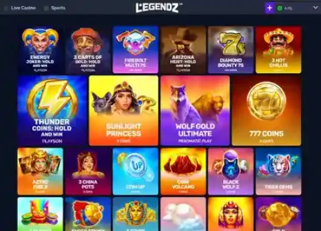 Legendz Casino Games