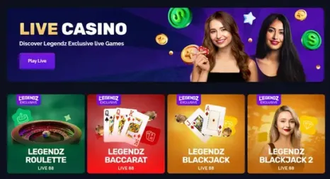 Legendz Live Casino Gallery