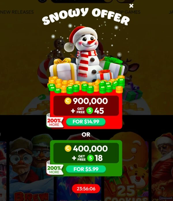 Crown Coins Snowy Offer